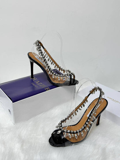 AQUAZZURA 
Restock✅
Size 36 to 41
125 dhs🪙🌨️

Zain21
♥️♥️♥️