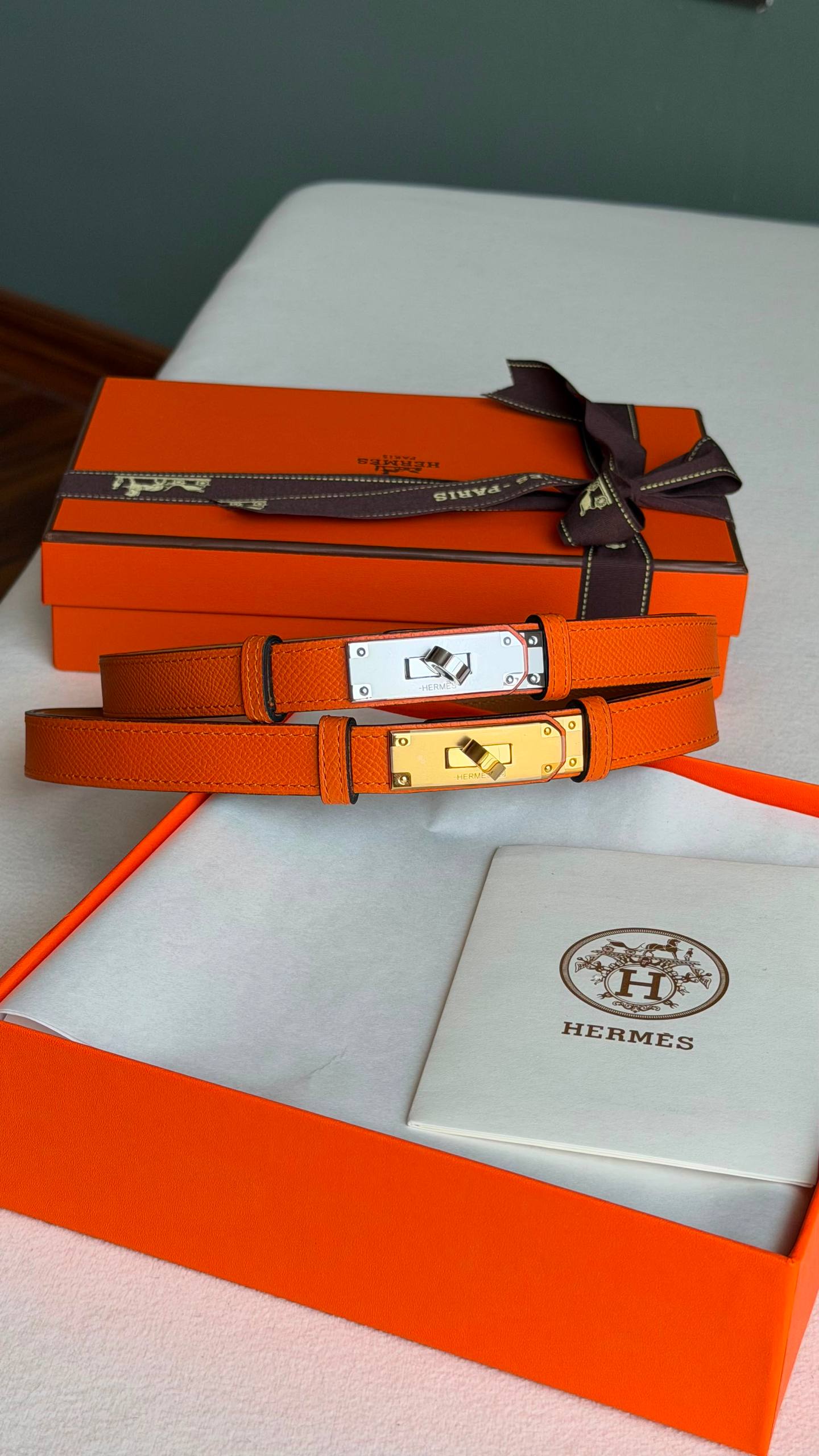 HERMES KELLY BELTS
*Super master quality*
*with complete packing*🎁
350 dhs✅

Zain280
♥️♥️♥️