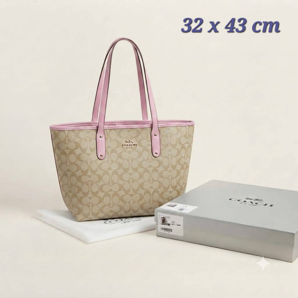 COACH City Zip Tote
Signature Coated Canvas
With zipper type
Gold hardware
With BOX
Large size

100 dhs🇦🇪🇦🇪

Zain239
♥️♥️♥️
