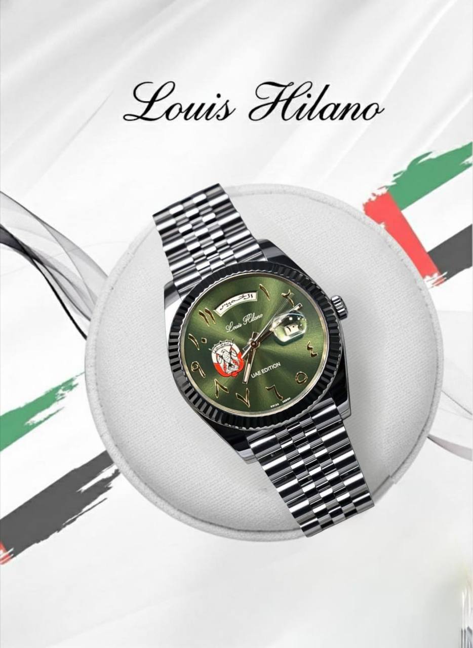 Louis Hilano watch for men 
( UAE SPECIAL EDITION) 
260 dhs🪙🌨️

Zain59
♥️♥️♥️