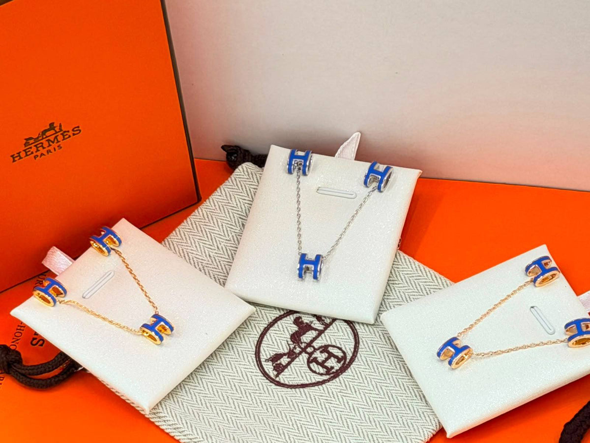 Hermes Set 💕
 Necklace Earrings

Master quality 

105 dhs🇦🇪🇦🇪 normal box 📦
120 dhs🇦🇪🇦🇪 master box 🎁

Zain48
♥️♥️♥️
