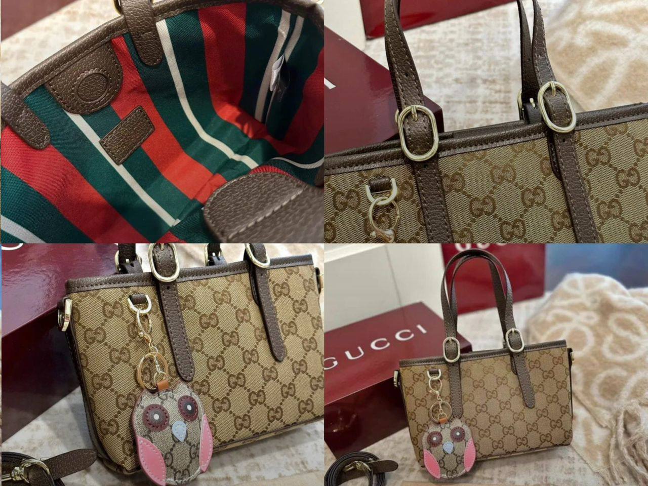 Gucci
100 dhs🇦🇪

SIZE：22cm

With the box
🎁🎁🎁

Zain35
♥️♥️♥️