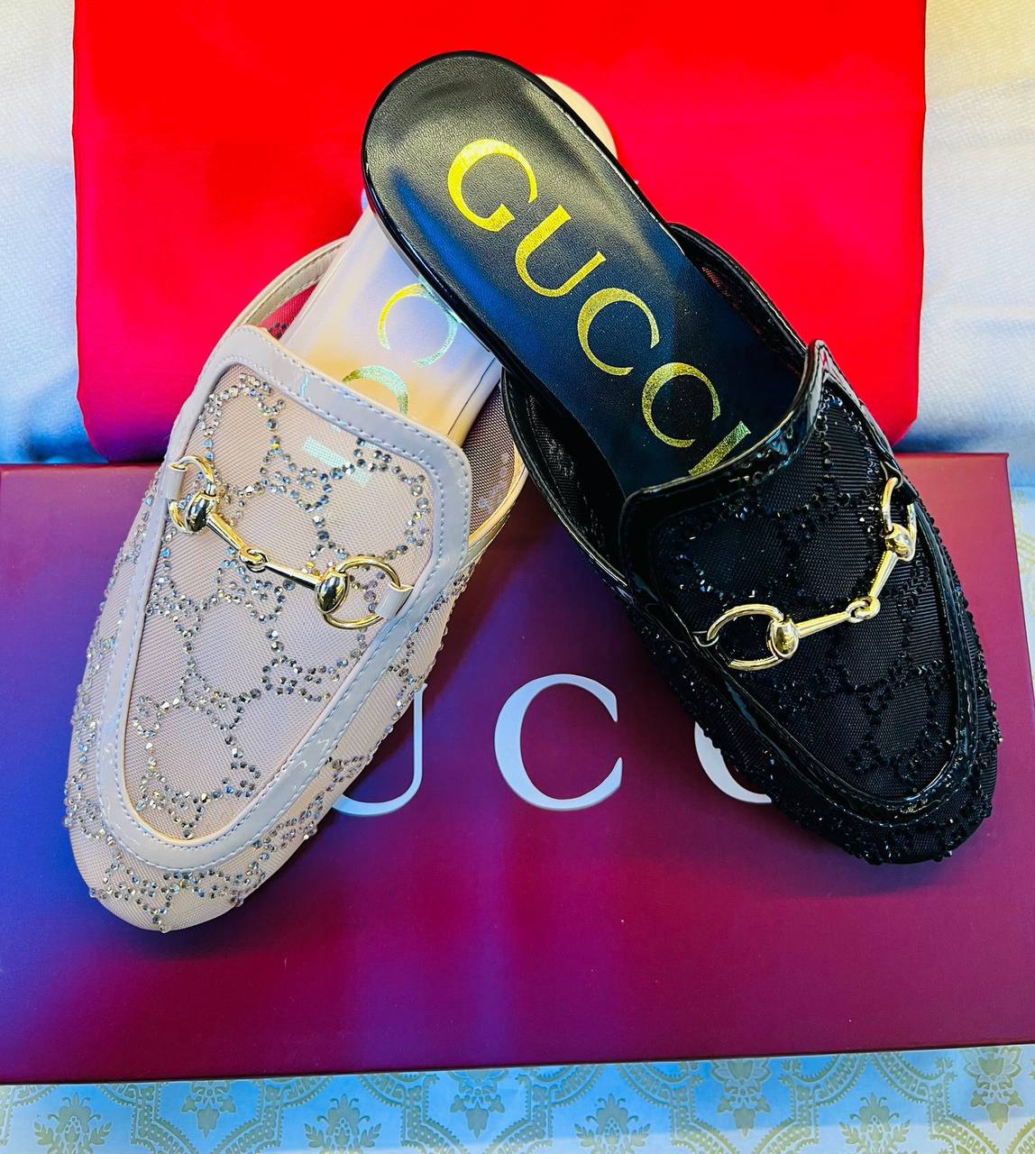 GUCCI 
SIZE 36-41 Available 
150 dhs🪙🌨️

Zain88
♥️♥️♥️