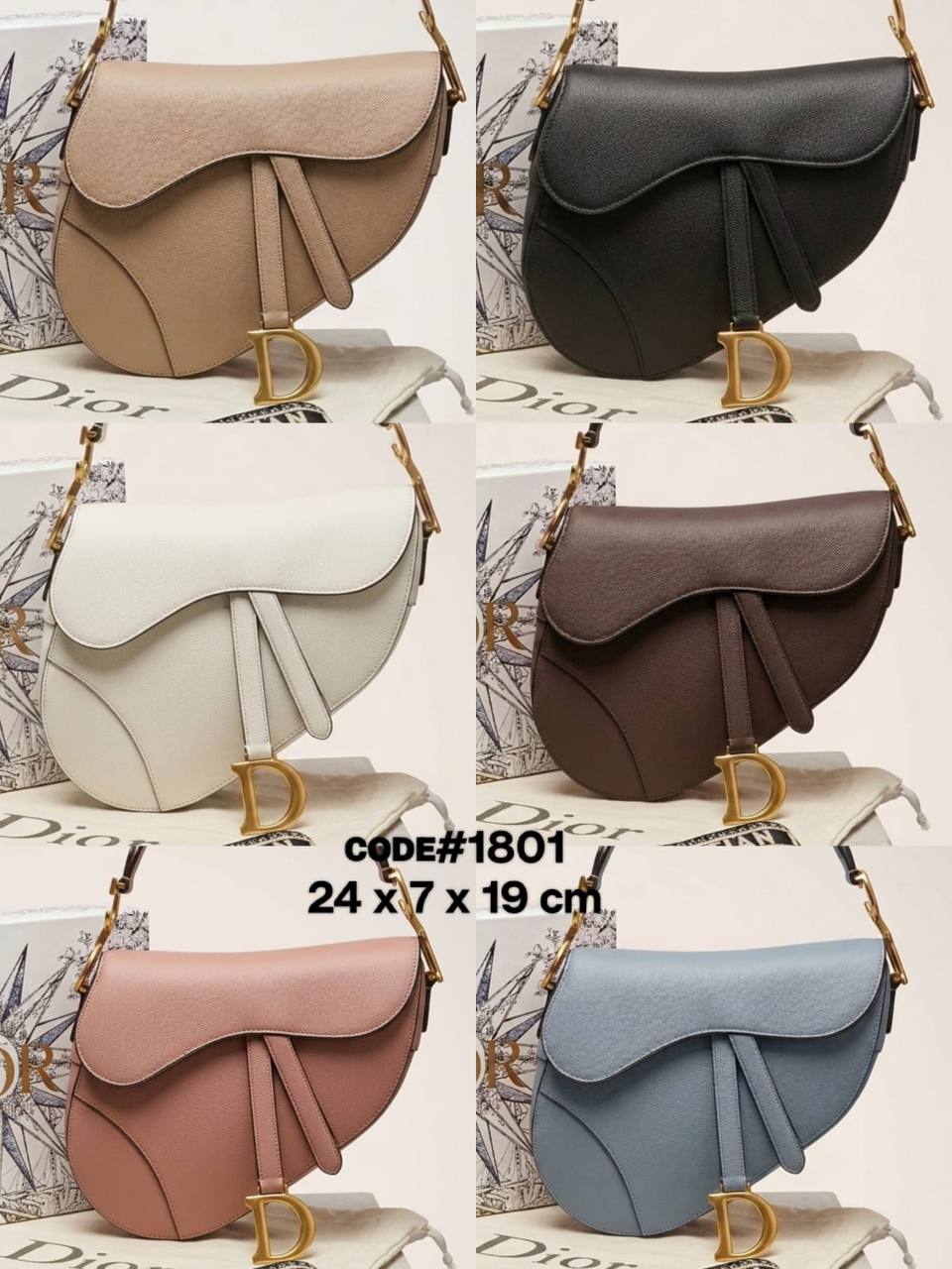 CHRISTIAN DIOR SADDLE
sʜᴏᴜʟᴅᴇʀ/ ᴄʀᴏss ʙᴏᴅʏʙᴀɢ
ɢᴏʟᴅ ʜᴀʀᴅᴡᴀʀᴇ
ɢʀᴀɪɴᴇᴅ ʟᴇᴀᴛʜᴇʀ
ZIPPER TYPE
sɪᴢᴇ : 24 cm
ᴡɪᴛʜ BOX

85 dhs💓

Zain31
♥️♥️♥️