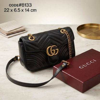 GUCCI  ɢɢ ᴍᴀʀᴍᴏɴᴛ
ғʟᴀᴘ ʟᴏᴄᴋ ʙᴏᴛᴛᴏɴ ʙᴀɢ
ᴍᴀᴛᴇʟᴀssᴇ́ ᴄʜᴇᴠʀᴏɴ ʟᴇᴀᴛʜᴇʀ
ɢᴏʟᴅ ᴄʜᴀɪɴ ʙᴇʟᴛ sᴛʀᴀᴘ
sɪᴢᴇ : 22 cm
ᴡɪᴛʜ BOX

80 dhs💓

Zain31
♥️♥️♥️