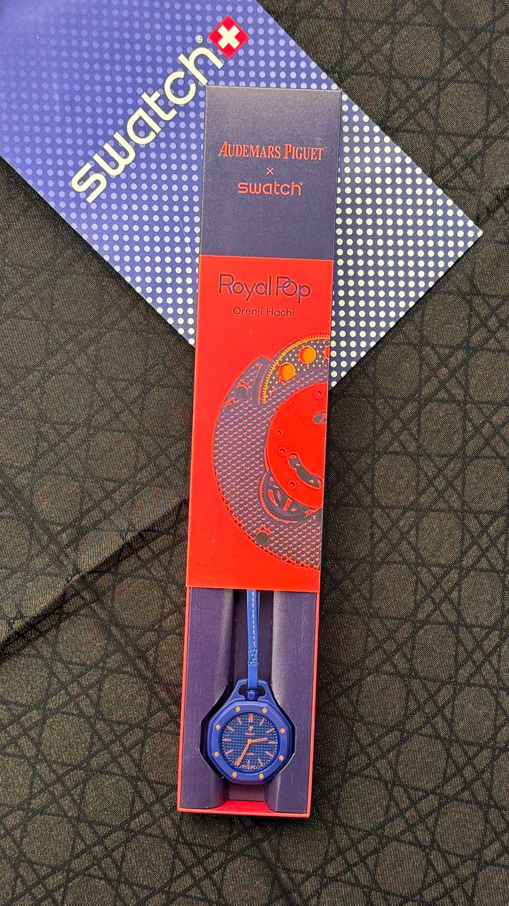 AP x Swatch Royal Pop Collection
*NEW stock* 🚨 
380 dhs✅
With full packing 🎁

Zain280
♥️♥️♥️