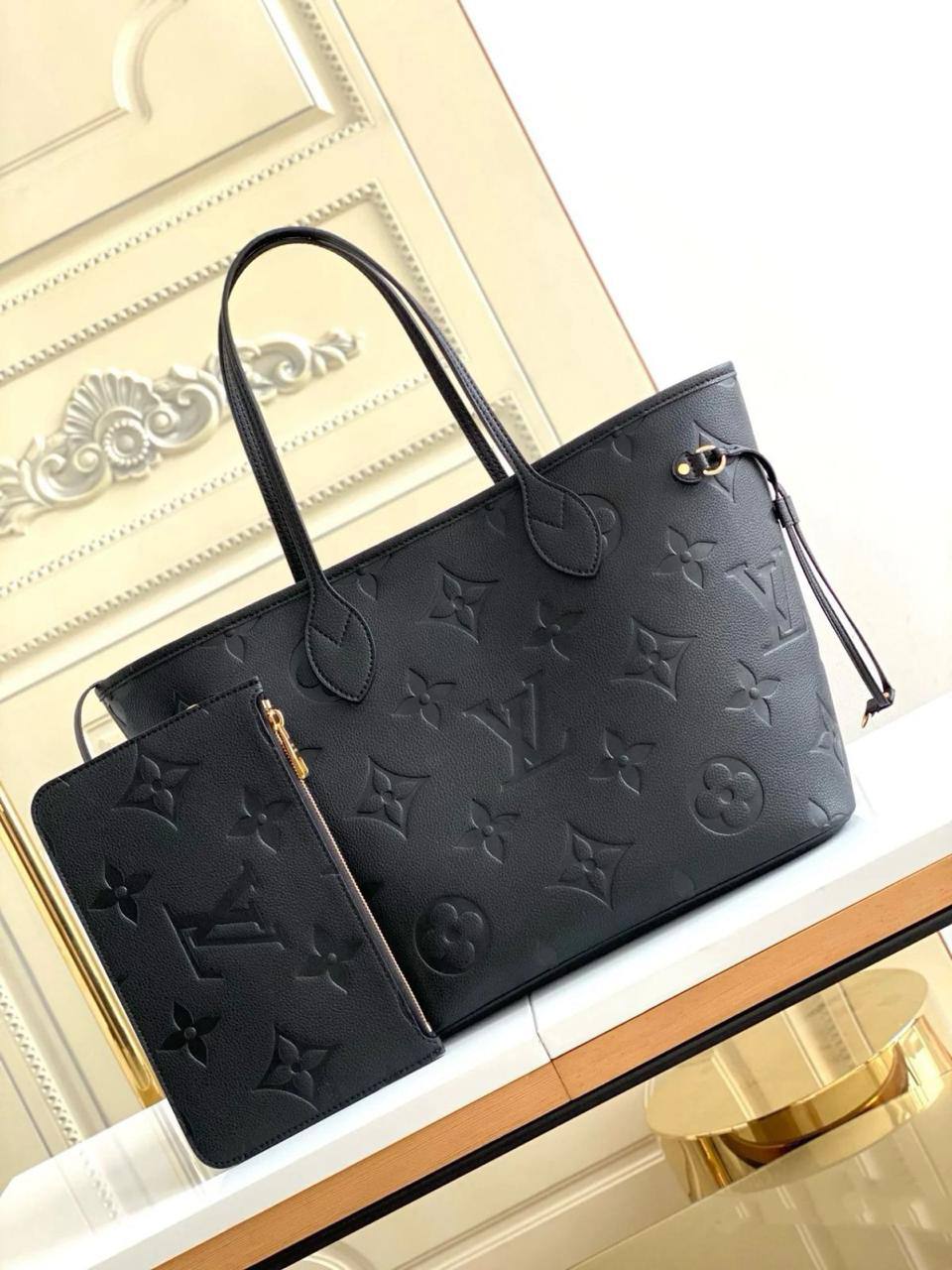 ❤️ LV Neverfull 2 in 1
1️⃣ First quality +🎁
Size : 46  * 28 cm
90 dhs🪙🌨️
with box 🎁

Zain115
♥️♥️♥️