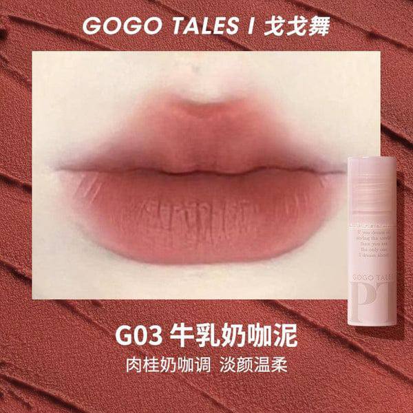 GOGO TALES COSMETICS # 464 air misty lip glaze 
30 dhs🌺

Zain01
♥️♥️♥️