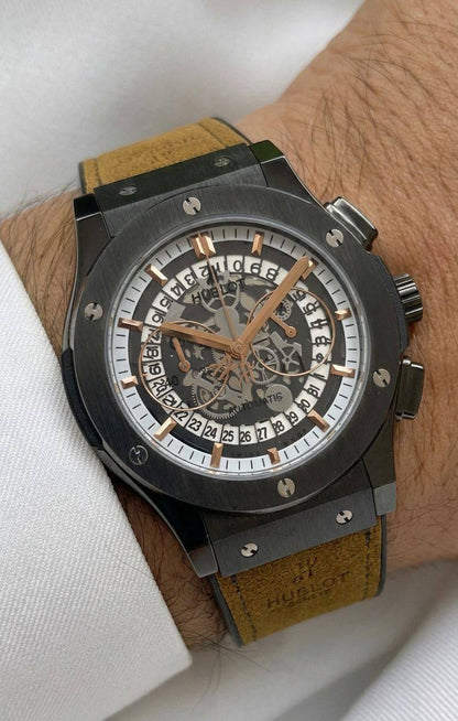 Hublot watch for men 
good quality 
180 dhs✅

Zain59
♥️♥️♥️