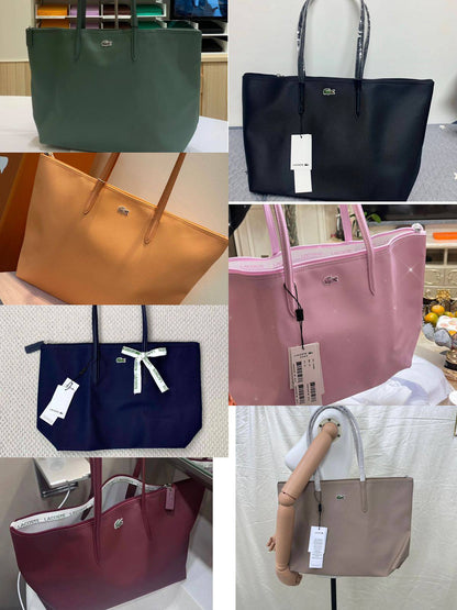 Lacoste
New crocodile-shaped bag, good quality.
Size 45* 28 cm 
50 dhs🪙🌨️

Zain12
♥️♥️♥️