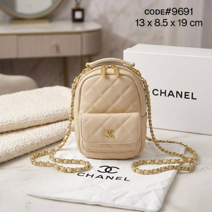 Chanel ᴍɪɴɪ ʙᴀɢᴘᴀᴄᴋ
ᴍɪɴɪ CC ᴄʟᴀsᴅɪᴄ ʟᴏɢᴏ
ǫᴜɪʟᴛᴇᴅ ᴄᴀʟғsᴋɪɴ ʟᴇᴀᴛʜᴇʀ
ʟɪɢʜᴛ ɢᴏʟᴅ ʜᴀʀᴅᴡᴀʀᴇ
sɪᴢᴇ : 13 cm
ᴡɪᴛʜ BOX

80 dhs💓

Zain31
♥️♥️♥️