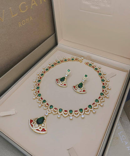 Bvlgari Set_
     _Necklace_
     _Earrings_
*MASTER QUALITY*
✨
 *450 dhs🗽* WITH GOOD BOX And Paper BAG 🎁🛍️
*590 dhs🗽* WITH ORIGINAL BOX And Paper BAG🛍️🎁

Zain89
♥️♥️♥️