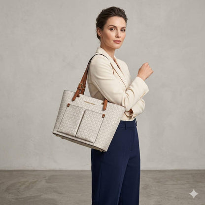 MK
Jet Set Travel
Double Pocket Design
Medium Tote is crafted
Zipper trype
Size : 29 cm
Without BOX
105 dhs🇦🇪🇦🇪

Zain239
♥️♥️♥️