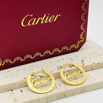 New arrival Branded Stainless steel with 18k gold plated non tarnish earrings
Offer price 
30 dhs✅pair without box 

40 dhs✅pair with branded box and paperbag

Zain243
♥️♥️♥️