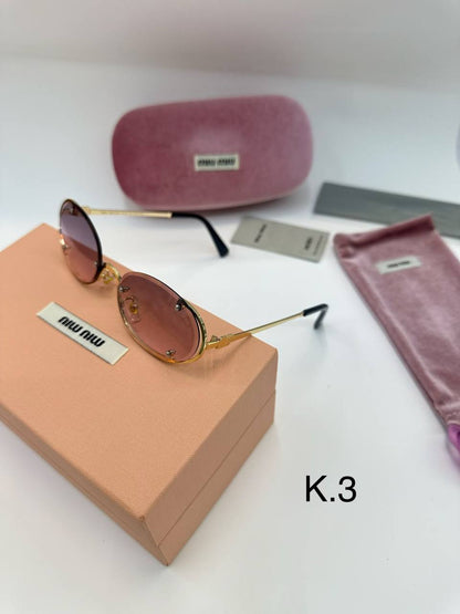 MIU MIU 
Sunglasses 🕶️ 
Copy one 💯
good quality 💯
With original boxes 🗃️ 

55 dhs 


Zain216