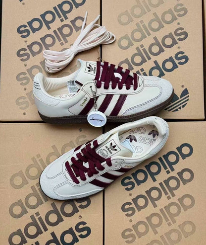 adidas Samba OG "Wonder White/Maroon"
36-41 AVAILABLE🤩
180 dhs✅

Zain242
♥️♥️♥️