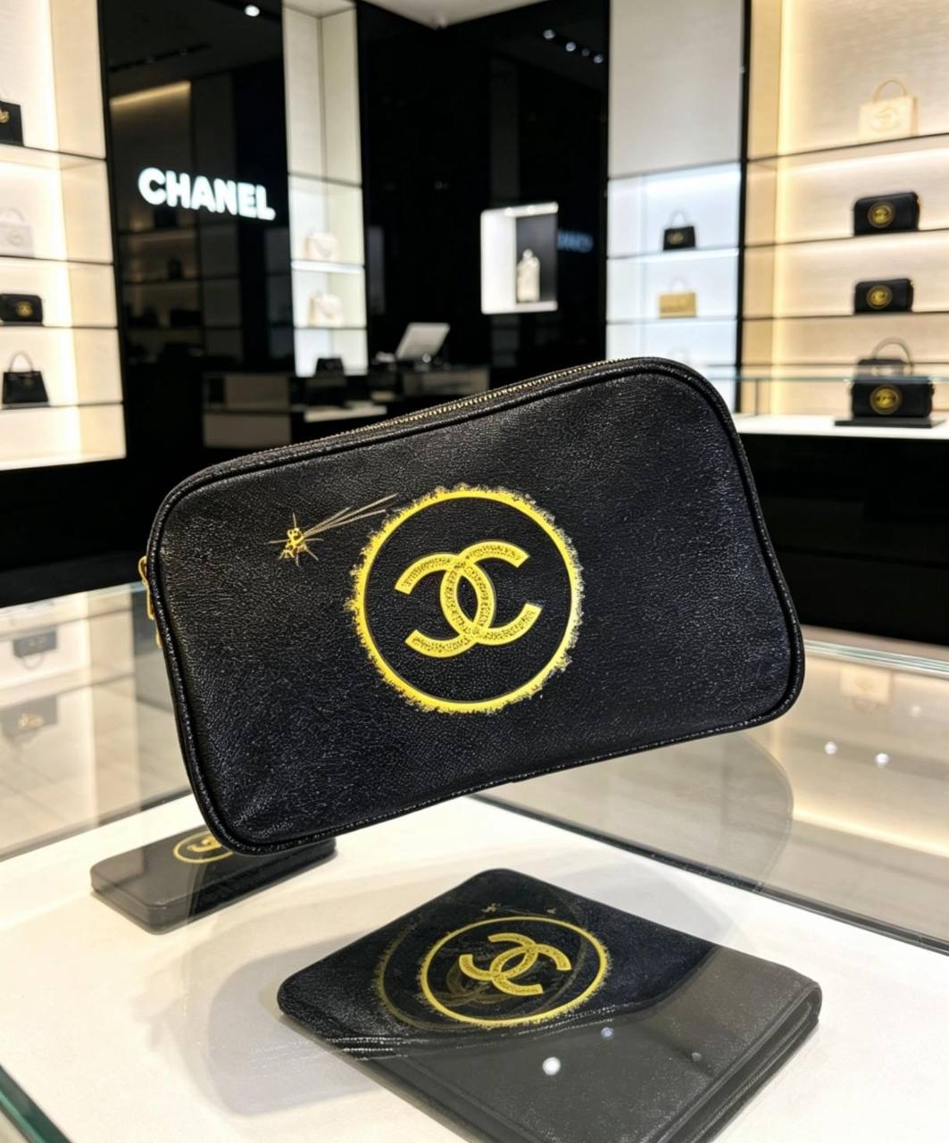 Chanel
90 dhs✅
SIZE：22cm

Zain07
♥️♥️♥️