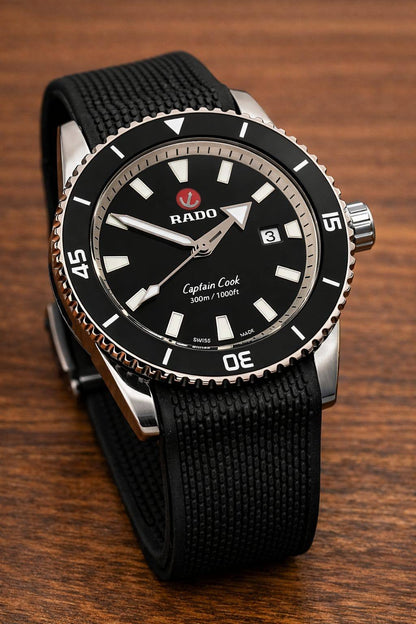 Rado Captain Cook watch for men good quality 
260 dhs👑
automatic

Zain59
♥️♥️♥️