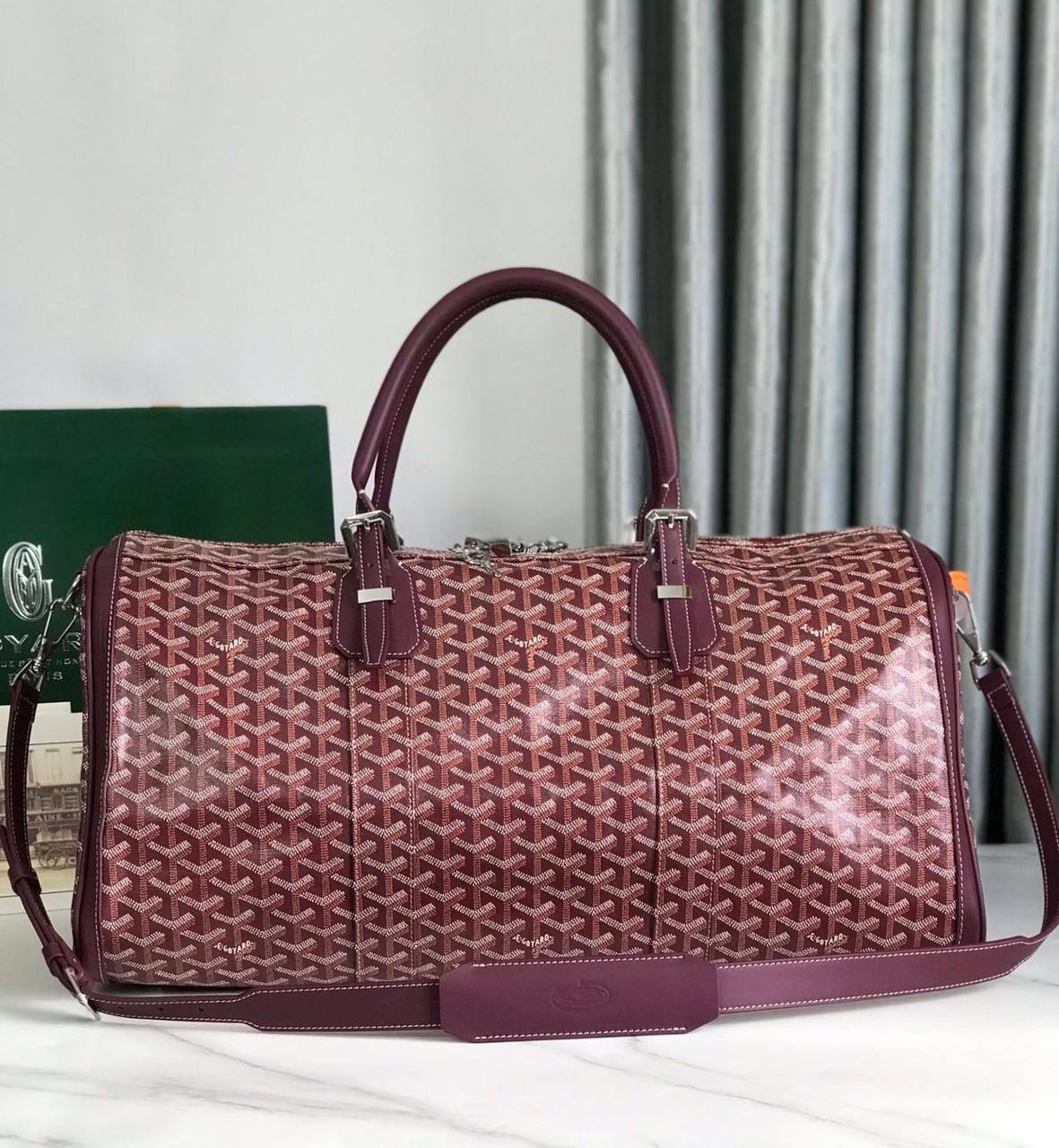 GOYARD 
TRAVELING BAG 
COPY ONE 
160 dhs✅

Zain295
♥️♥️♥️