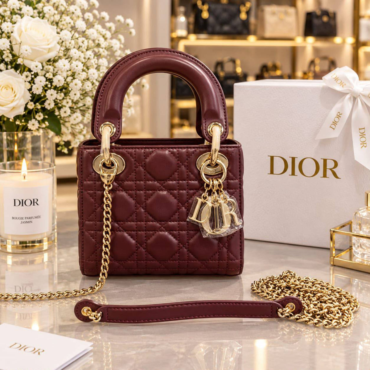 Dior Bag 

17Cm 
With Box
280 dhs🇦🇪🇦🇪

Zain131
♥️♥️♥️