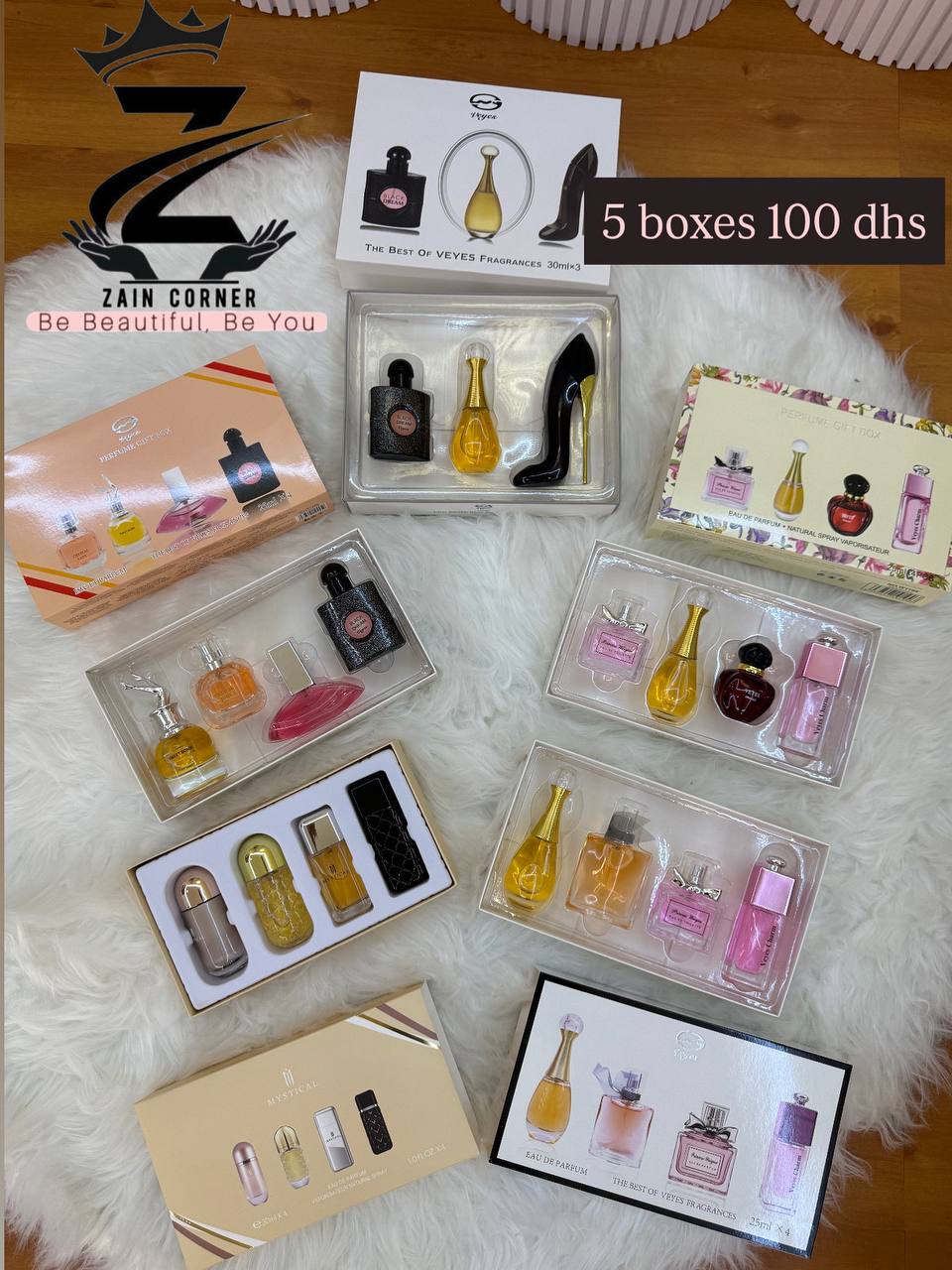 عرض بوكسات العطور
5 بوكسات ب 100 درهم

Perfume boxes offer

5 box 100 dhs

Zaincornerstore

اطلبوها من الوتس المثبت في الأعلى👆🏻👆🏻

تواصلو معنا 👈🏻 Zain 
For order WhatsApp pinned 👆🏻

♥️♥️♥️