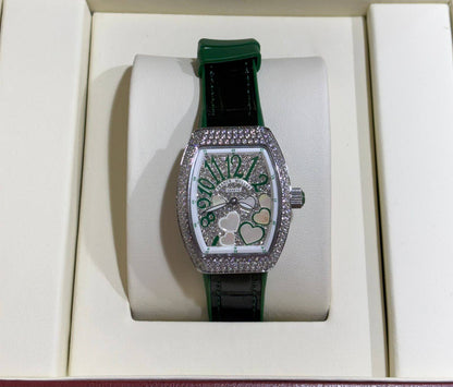FRANCK MULLER 
_*WOMEN*_
_MASTER QUALITY_


380 dhs💓
___WITH BOX_____❒
🎁🎁🎁

Zain108
♥️♥️♥️