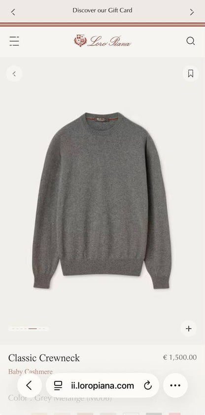LORO PIANA❣️
SUPER MASTER QUALITY ✨
SIZE :S M L XL XXL
450 dhs🇦🇪🇦🇪🇦🇪

Zain327
♥️♥️♥️