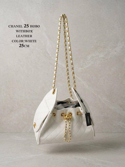 Chanel 25 ʜᴏʙᴏ ʙᴀɢ 
ɢᴏʟᴅ ʜᴀʀᴅᴡᴀʀᴇ 
ᴡɪᴛʜᴏᴜᴛ ʙᴏx
ᴄᴀᴠɪᴀʀ 
sɪᴢᴇ:25ᴄᴍ
120 dhs✅

Zain56
♥️♥️♥️