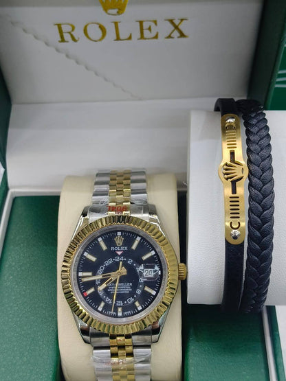 Rolex 
automatic for man 
230 dhs✅
with bracelet

Zain25
♥️♥️♥️