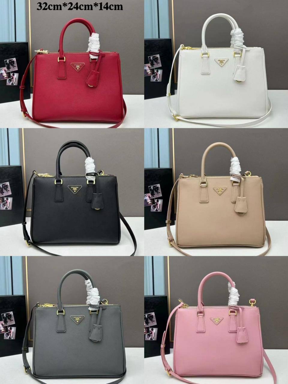 PRADA 

NEW CAME 

GOOD QUALITY 

90 dhs🇦🇪🇦🇪
SIZE: 32cm

Zain17
♥️♥️♥️