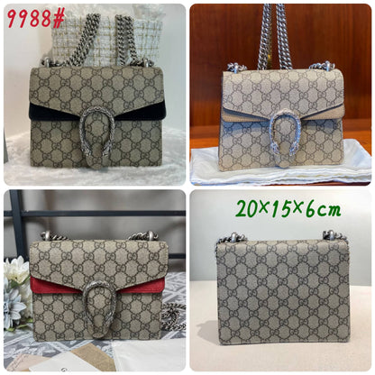 Gucci
High quality

Size: 20×15×6cm

With box 
🎁🎁🎁

95 dhs💓

Zain50
♥️♥️♥️