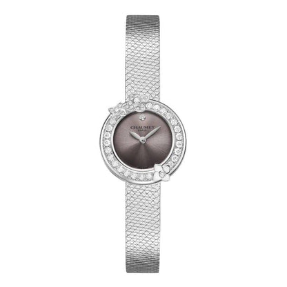 Chaumet 
master quality watch for ladies 
850 dhs✅ 

with box and paper bag
🎁🎁🎁

Zain59
♥️♥️♥️