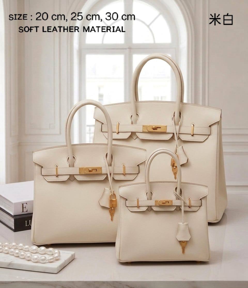 HERMES ʙɪʀᴋɪɴ
sᴏғᴛ ʟᴇᴀᴛʜᴇʀ ᴍᴀᴛᴇʀɪᴀʟ
ɢᴏʟᴅ ʜᴀʀᴅᴡᴀʀᴇ
ᴡɪᴛʜ ʟᴏɴɢ ʙᴇʟᴛ sᴛʀᴀᴘ

sɪᴢᴇ 20 ᴄm Pʀɪᴄᴇ : *100 ᴅʜs* 

sɪᴢᴇ 25 cm Pʀɪᴄᴇ : *110 ᴅʜs* 

sɪᴢᴇ 30 cm Price : *120 ᴅʜs*

Zain31
♥️♥️♥️