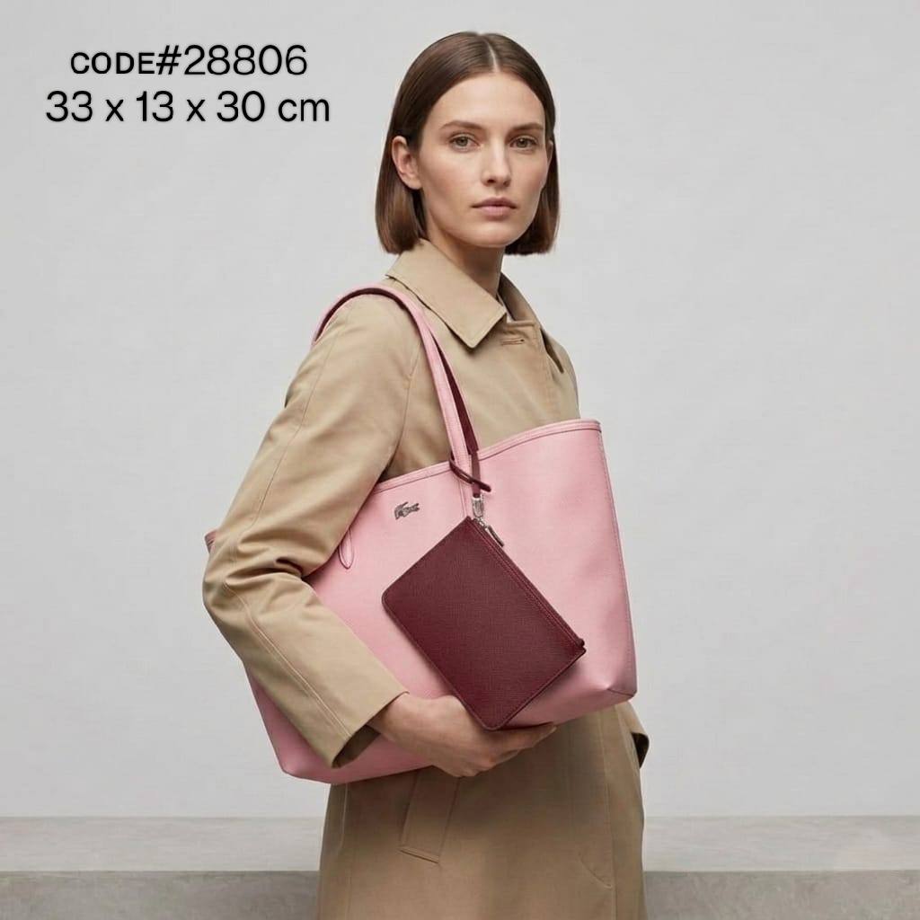 Lacoste  ʀᴇᴠᴇʀsɪʙʟᴇ
ᴛᴏᴛᴇʙᴀɢ 2 ᴄᴏʟᴏʀs
ɢʀᴀɪɴᴇᴅ ᴛᴇxᴛᴜʀᴇ ᴍᴀᴛᴇʀɪᴀʟ
ᴅᴇᴛᴀᴄʜᴀʙʟᴇ ᴡʀɪsᴛʟᴇᴛ ᴘᴏᴜᴄʜ
sɪʟᴠᴇʀ ʜᴀʀᴅᴡᴀʀᴇ
sɪᴢᴇ : 33 cm

75 dhs💓

Zain31
♥️♥️♥️