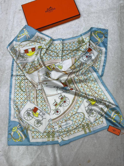 Silk square scarf 
40 dhs🇦🇪🇦🇪
Size 90*90

Zain93
♥️♥️♥️