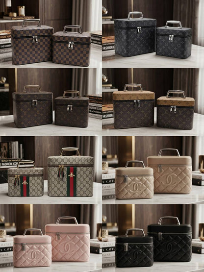 MAKE - UP BOX 2ɴ1
 LV
 CHANEL
 GUCCI

FOR TWO ᴘɪᴇᴄᴇs 👇🏻👇🏻👇🏻
100 dhs🇦🇪🇦🇪

Zain31
♥️♥️♥️