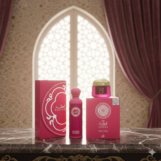 qissa perfumes 200 ml
bukhoor combo 
110 dhs🪙🌚

Zain60
♥️♥️♥️