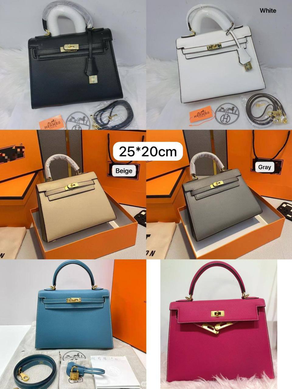 Hermes Kelly
Size : 25 * 20  cm
95 dhs🪙💕
with box 🎁

Zain115
♥️♥️♥️