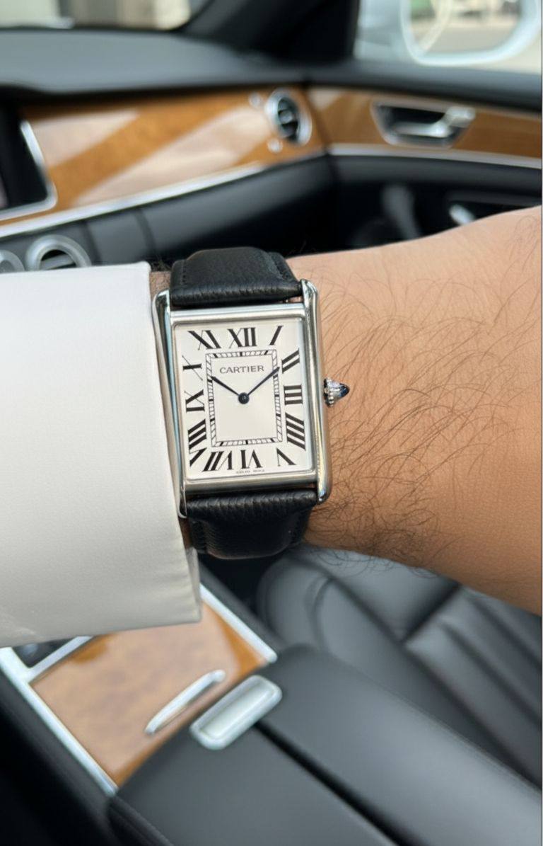 Cartier Tank watch unisex (size36mm) 
good quality 
230 dhs🪙🌨️

Zain59
♥️♥️♥️
