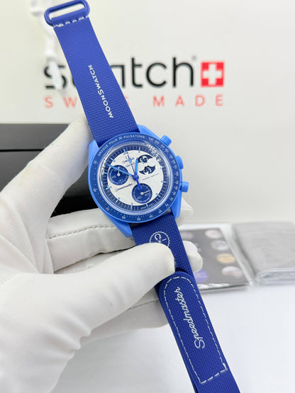 Moon swatch 

with original box 
85 dhs🇦🇪🇦🇪

Zain85 
♥️♥️♥️