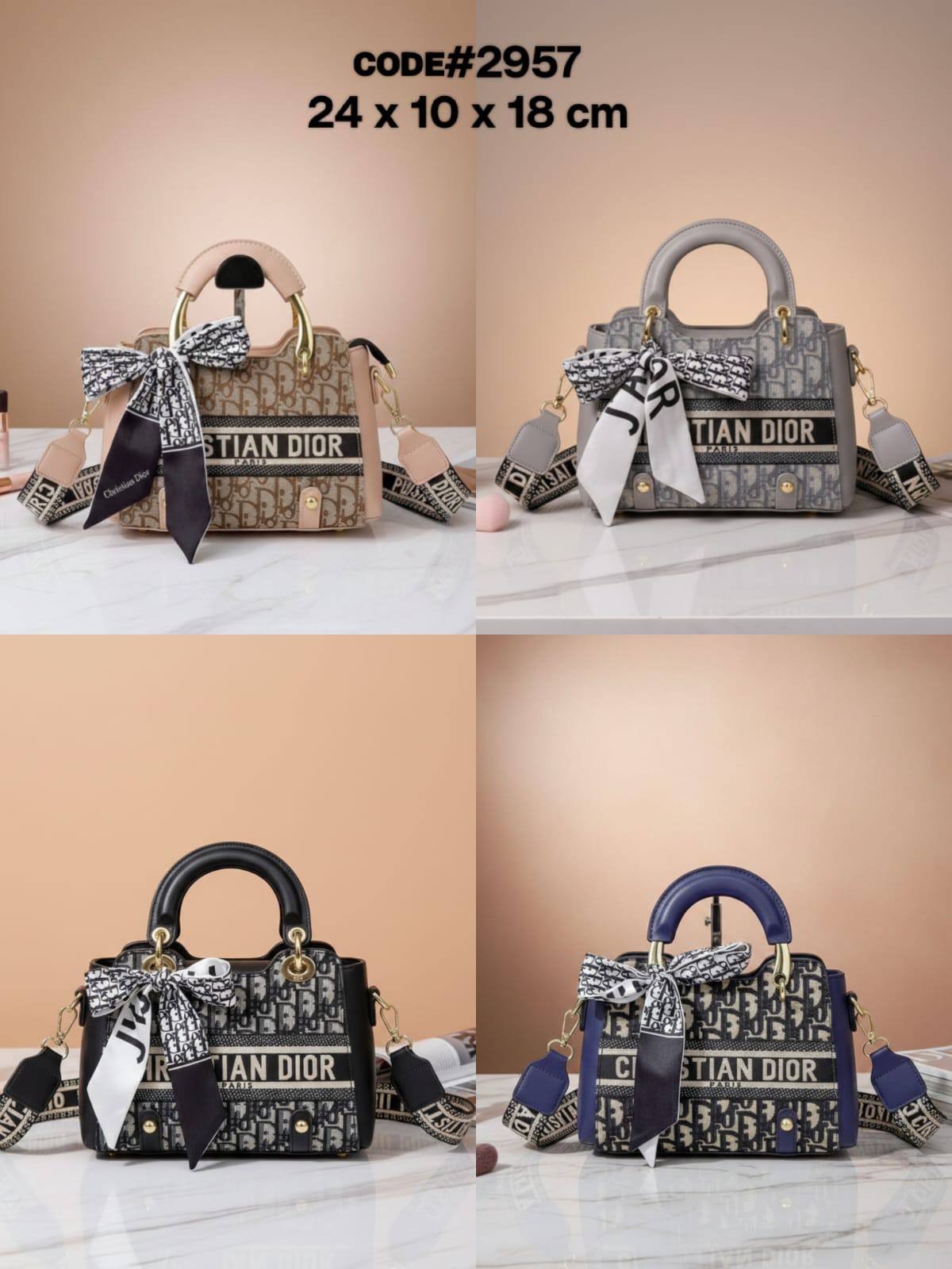 CHRISTIAN DIOR
sᴡᴇᴇᴛ ʟᴀᴅʏ ᴛᴏᴘ ʜᴀɴᴅʟᴇ
ᴡɪᴛʜ ʟᴏɴɢ ᴛʀɪᴍ sᴛʀᴀᴘ
ɢᴏʟᴅ ʜᴀʀᴅᴡᴀʀᴇ
sɪᴢᴇ : 24 cm
ᴡɪᴛʜ BOX

75 dhs✅

Zain31
❣️❣️❣️