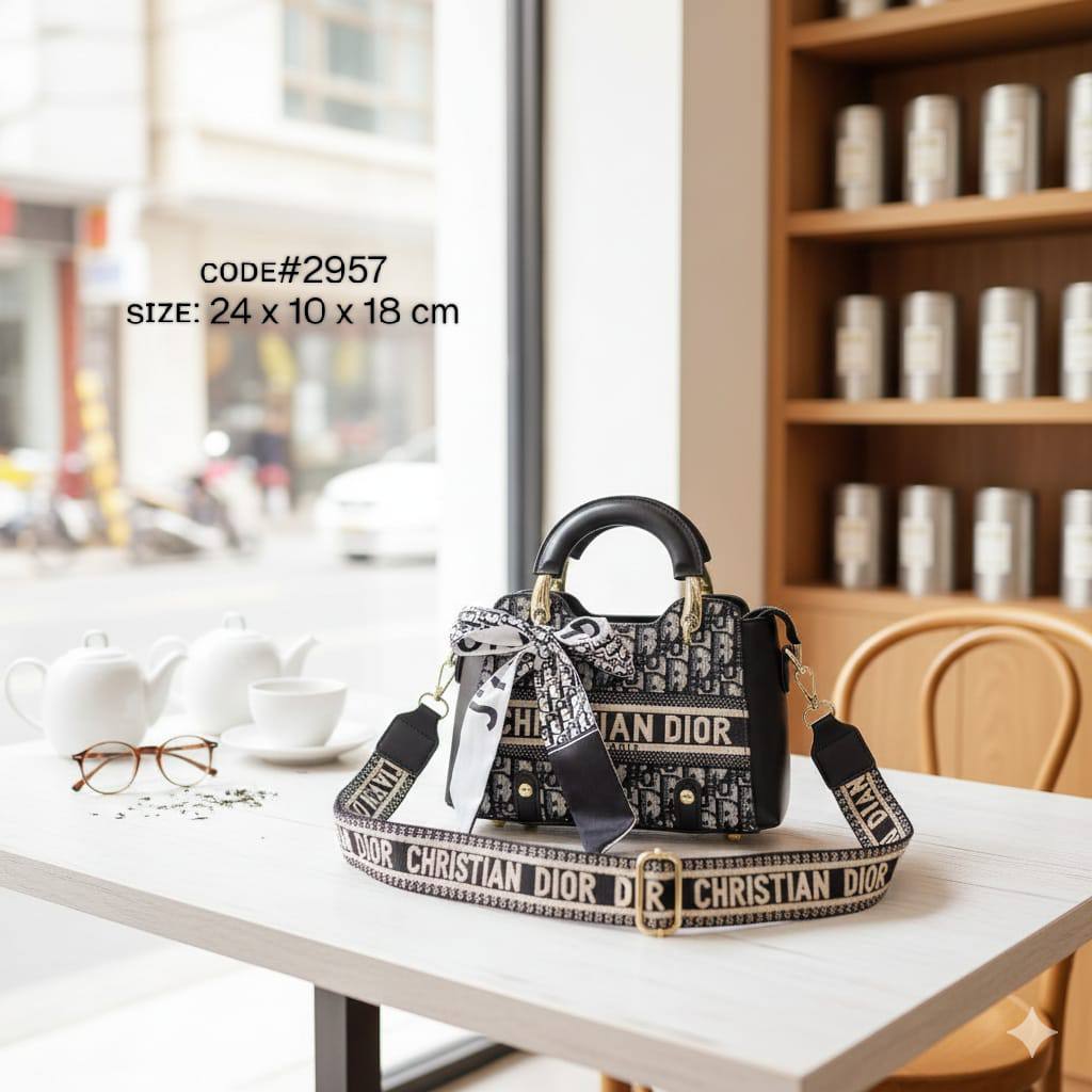 CHRISTIAN DIOR
ᴛᴏᴘ ʜᴀɴᴅ ʙᴀɢ
ᴄᴀɴᴠᴀs & ʟᴇᴀᴛʜᴇʀ ᴍᴀᴛᴇʀɪᴀʟ
ᴢɪᴘᴘᴇʀ ᴛʏᴘᴇ ɢᴏʟᴅ ʜᴀʀᴅᴡᴀʀᴇ
ᴡɪᴛʜ ʟᴏɴɢ sᴛʀᴀᴘ
sɪᴢᴇ : 24 cm
ᴡɪᴛʜ BOX
🎁🎁🎁
75 dhs🪙🌨️

Zain31
♥️♥️♥️