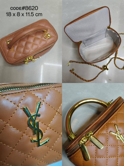 YSL - ʏᴠᴇs sᴀɪɴᴛ ʟᴀᴜʀᴇɴᴛ
ᴛᴏᴘ ʜᴀɴᴅʟᴇ ᴠᴀɴɪᴛʏ ʙᴀɢ
ᴄᴀʟғsᴋɪɴ ʟᴇᴀᴛʜᴇʀ ᴍᴀᴛᴇʀɪᴀʟ
ᴡɪᴛʜ ᴄʜᴀɪɴ ʙᴇʟᴛ
ʀᴏᴜɴᴅ ʙᴀʟʟ ᴘʀᴇss ᴀᴅᴊᴜsᴛᴀʙʟᴇ
ɢᴏʟᴅ ʜᴀʀᴅᴡᴀʀᴇ
sɪᴢᴇ: 18 cm
ᴡɪᴛʜ BOX
🎁🎁🎁

70 dhs🇦🇪

Zain31
♥️♥️♥️