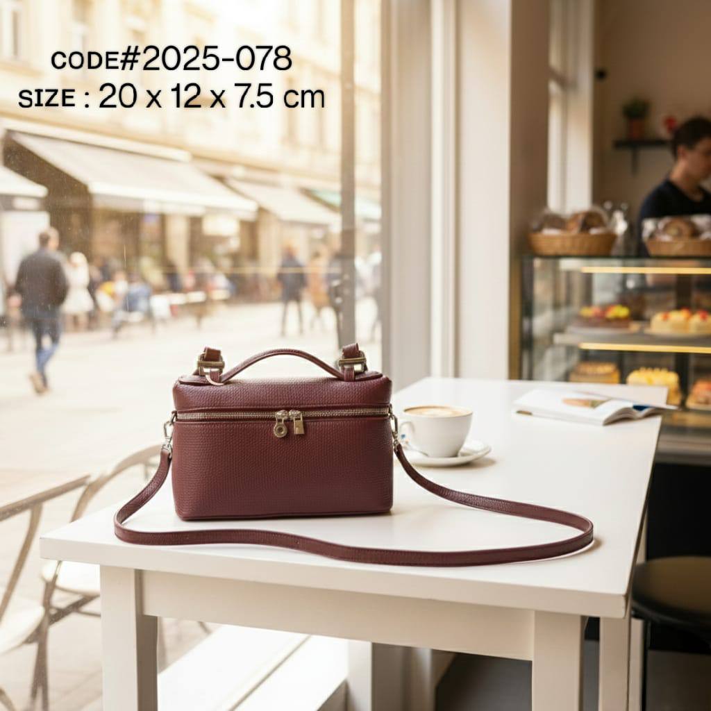 LORO PIANA 
ᴛᴏᴘ ʜᴀɴᴅ sʟɪɴɢ ʙᴀɢ
ᴍᴀᴛᴛᴇ ʟᴇᴀᴛʜᴇʀ ᴍᴀᴛᴇʀɪᴀʟ
sɪʟᴠᴇʀ ʜᴀʀᴅᴡᴀʀᴇ
sɪᴢᴇ : 20 cm
ᴡɪᴛʜ BOX
🎁🎁🎁

75 dhs🪙🌨️

Zain31
♥️♥️♥️