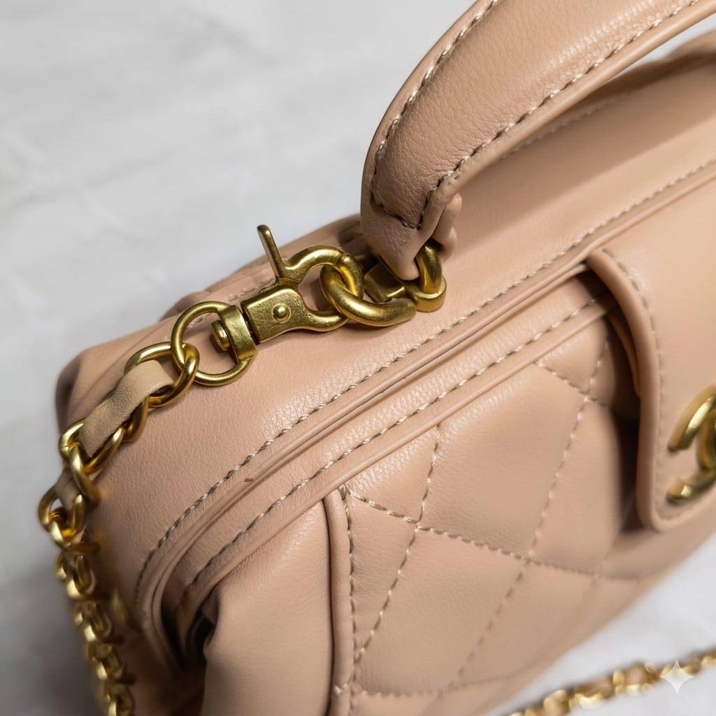 CHANEL ᴛᴏᴘ ʜᴀɴᴅʟᴇ
ᴄʟᴜᴛᴄʜ sᴀᴛᴄʜᴇʟ ʙᴀɢ
ᴡɪᴛʜ ʟᴏɴɢ ᴄʜᴀɪɴ ʙᴇʟᴛ
ɢᴏʟᴅ ʜᴀʀᴅᴡᴀʀᴇ
sɪᴢᴇ : 23 cm
ᴡɪᴛʜ BOX
🎁🎁🎁

85 dhs✅

Zain31
♥️♥️♥️