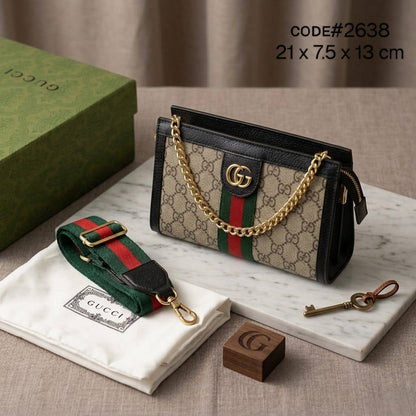 Gucci ᴍɪɴɪ ᴏᴘʜɪᴅɪᴀ GG
sᴜᴘʀᴇᴍᴇ ᴄʀᴏss ʙᴏᴅʏ ʙᴀɢ
ᴡɪᴛʜ ɢʀᴇᴇɴ & ʀᴇᴅ ᴡᴇʙ sᴛʀᴀᴘ
ɢᴏʟᴅ ʜᴀʀᴅᴡᴀʀᴇ
sɪᴢᴇ: 21 cm
ᴡɪᴛʜ BOX

75 dhs💓

Zain31
♥️♥️♥️