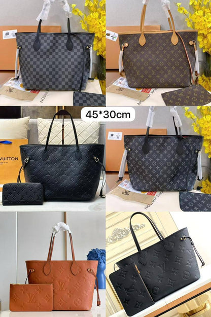❤️ LV Neverfull 2 in 1
1️⃣ First quality +🎁
Size : 45  * 30 cm
85 dhs🇦🇪
with box 🎁

Zain115
♥️♥️♥️