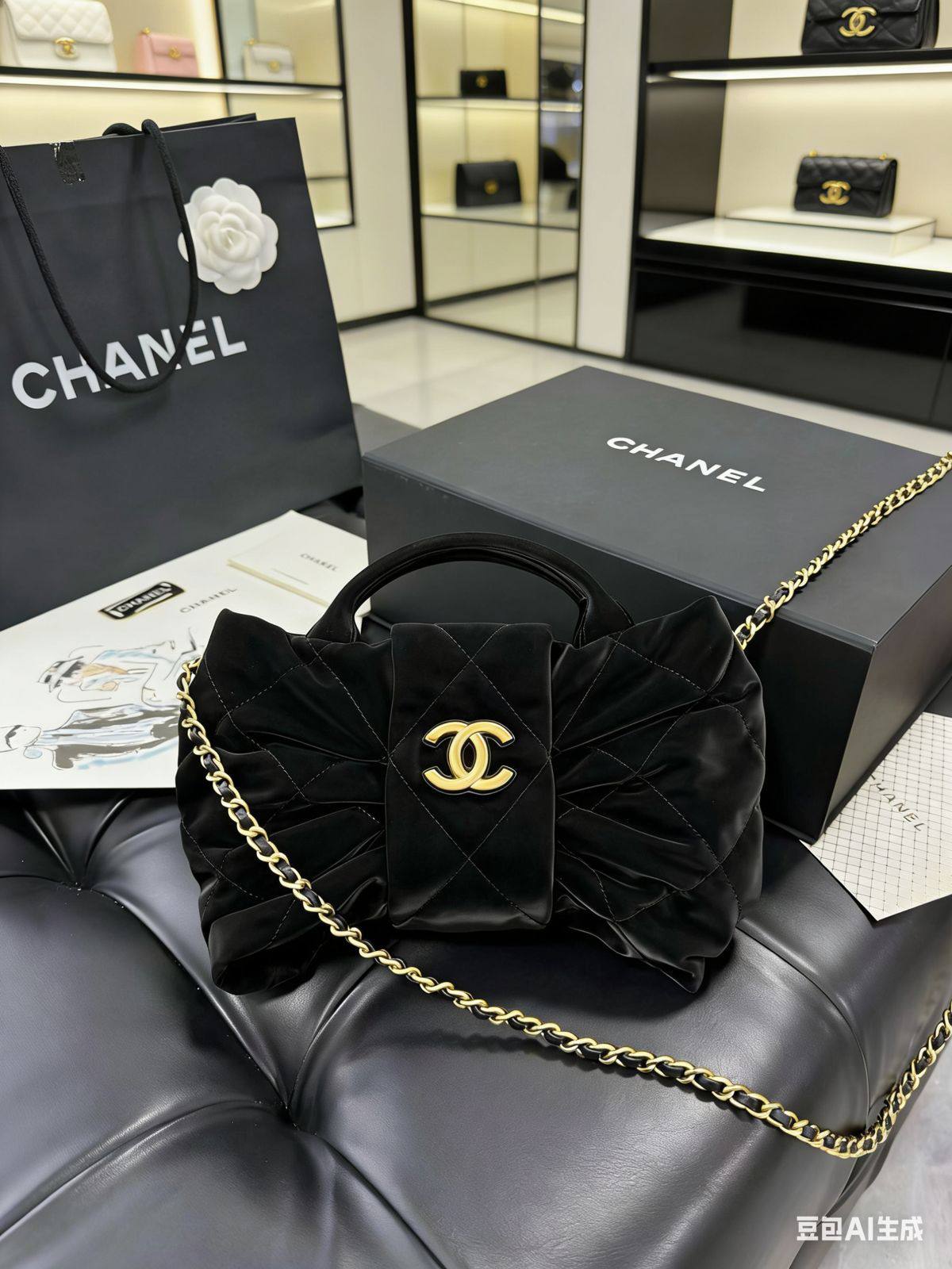 Chanel 25K butterfly bag
Size:25cm 
Magnetic box🎁

115 dhs❣️

Zain56
♥️♥️♥️