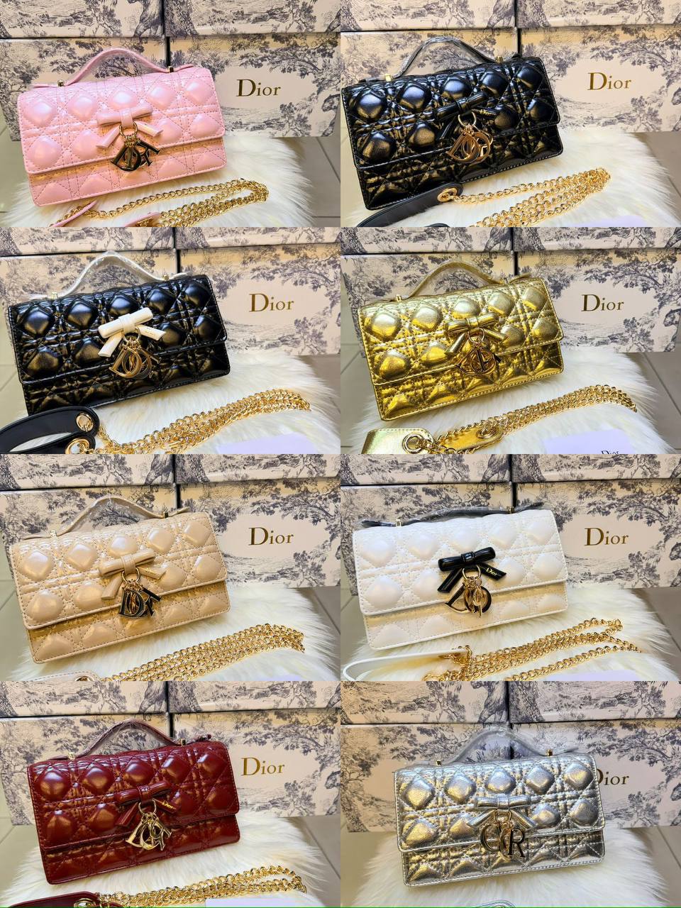 Dior 
good quality, 
comes with box, 
size... 21* 13 cm 
120 dhs✅

Zain12
♥️♥️♥️