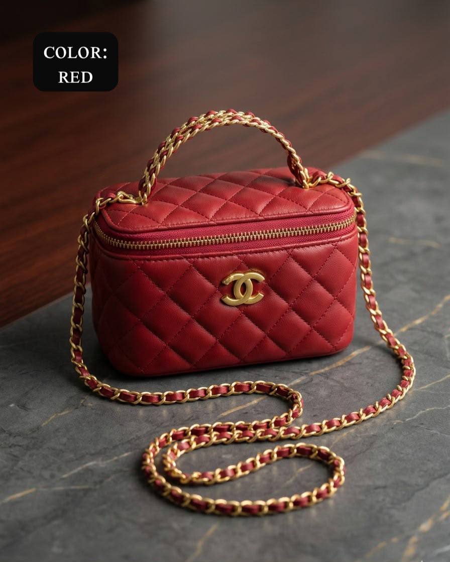 Chanel ᴠᴀɴɪᴛʏ ᴛᴏᴘ ʜᴀɴᴅʟᴇ
ᴍɪʀʀᴏʀ ɪɴsɪᴅᴇ
ᴡɪᴛʜʙᴏx
🎁🎁🎁

ʟᴇᴀᴛʜᴇʀ
sɪᴢᴇ:18ᴄᴍ
100 dhs✅

Zain56
♥️♥️♥️